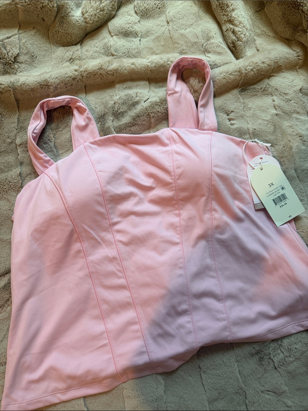 Blogilates Pink Bows Corset Tank Top - Women's